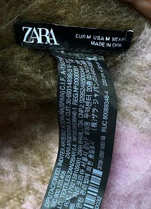 Обʼємний теплий  шарф zara