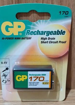Аккумулятор gp крона 8.4v 170 mah