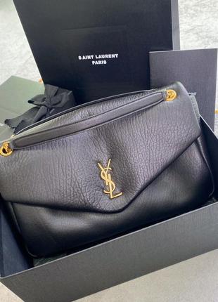 Сумка из натуральной кожи в стиле saint laurent