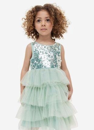 Праздничное платье для девочки от h&m