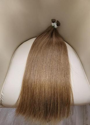 Натуральные русые волосы для наращивания
