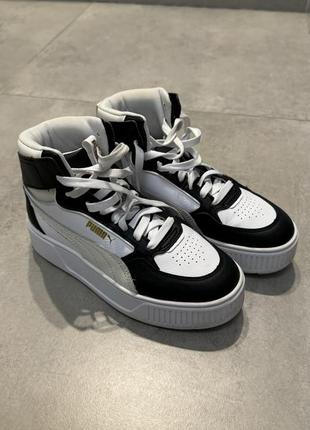 Кожаные кроссовки puma