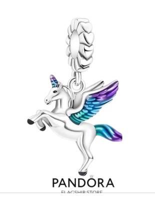 Шарм серебро единорог silver_pandora на браслет, цепочку, шарик