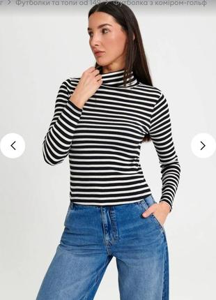 Гольф водолазка рубчик 3