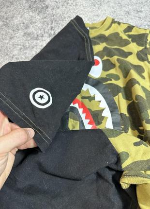 Классная футболка bape большой логотип japane supreme5 фото