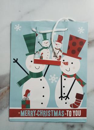 Пакеты подарочные новогодние