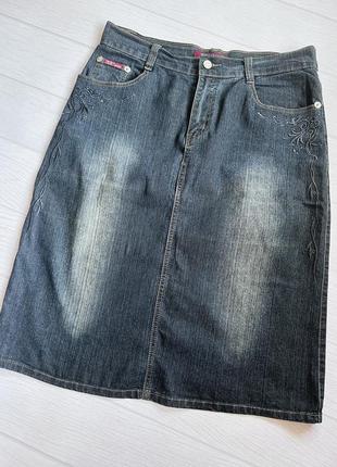 Жіноча джинсова юбка