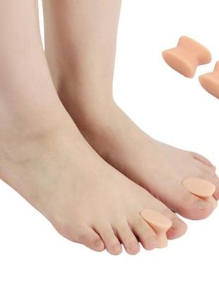 Ортопедична міжпальцева перегородка коректор valgus beige