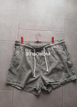 Базовые шорты с льном