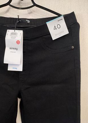 Новые черные джинсы штаны sinsay7 фото
