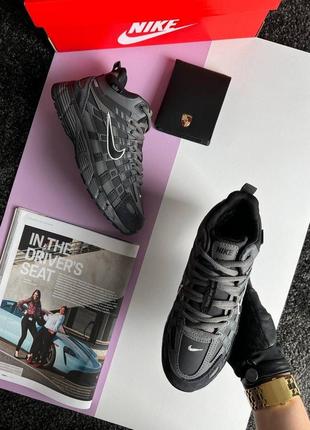 Женские кроссовки nike p-6000 grey fur