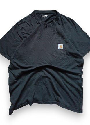 Carhartt pocket logo tee m size.2 фото