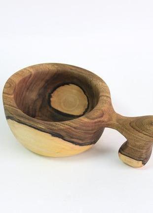 Кукса/чашка з горіха ручної роботи, діаметр 13 см, висота 7 см (1786) передзамовлення