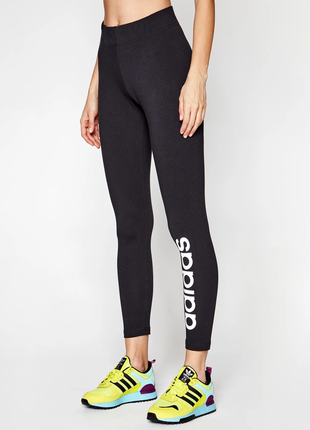 Женские хлопковые леггинсы, лосины adidas