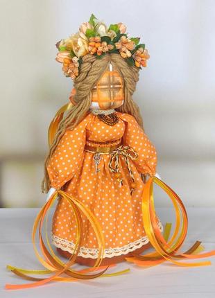 Кукла мотанка "лягушка" ("жаданка") 24 см