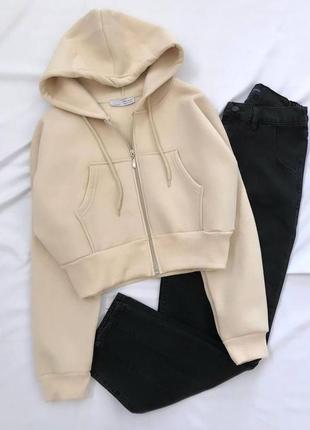 Батнік на змійці плюшеве худі тедді махра