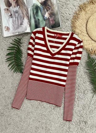 Трикотажний джемпер у смужку №141/30