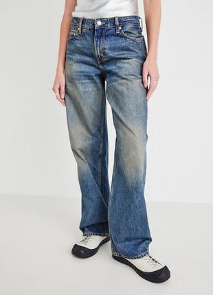 Weekday low ample джинсы 26/32 y2k трендовые