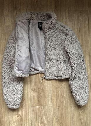 Куртка курточка барашек тедди меховушка 12-13 лет