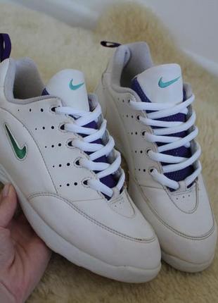 Отличные, винтажные кроссовки nike натуральная кожа2 фото