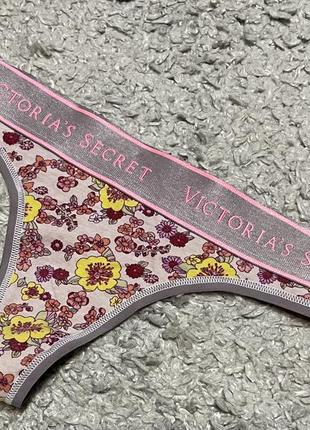 Оригінал.фірмові, бавовняні трусики-стринги victorias secret
