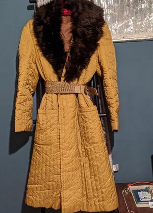 Стьобане пальто, пальто-халат