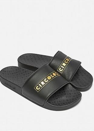 Чоловічі шльопанці пляжні капці шльопки для басейну Salmon adidas adilette x circoloco 46-47-48-49-50 розмір