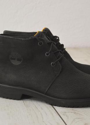 Timberland waterpoof чоловічі шкіряні чоботи чорного кольору оригінал зима 43 розмір