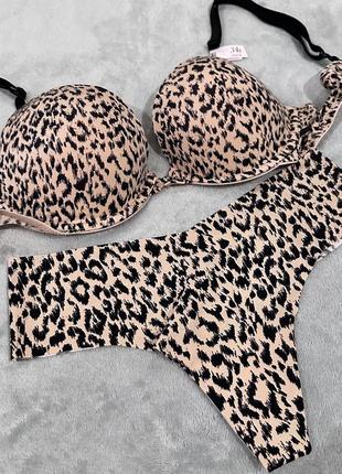 Комплект белья бюстик лиф трусики виктория сикрет оригинал victoria’s secret