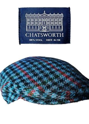 Кепка chatsworth англия. 100% шерсть. жиганка восьмиклинка