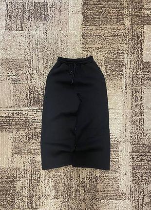 Bcdhkorce track pants black/gray opium | зимние теплые штаны спортивки широкие