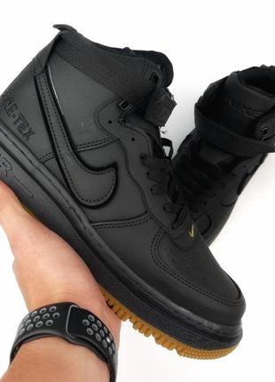 Nike air force 1 goretex black brown 1900 178737566