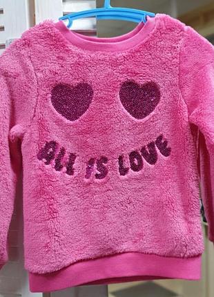 Свитер кофта тедди h&amp;m