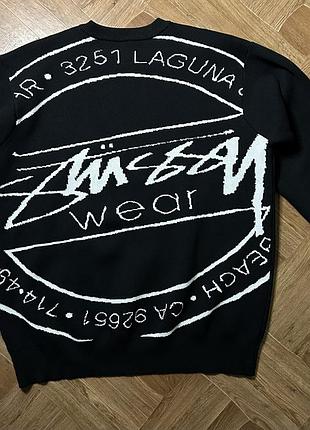 Светр stussy оверсайз