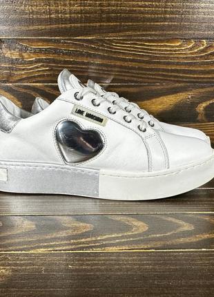 Love moschino metallic heart оригинальные кеды