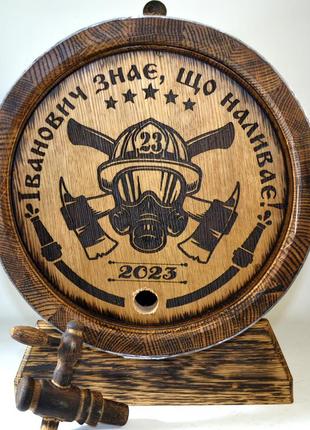 Бочка 10 літрів, дубова винна, для віскі. будь-яке лазерне гравіювання. під старовиною. неіржавкі обручі.