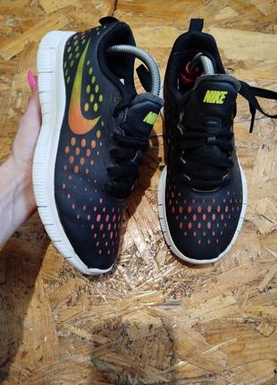 Кроссовки nike free express black/multi youth 641862-001