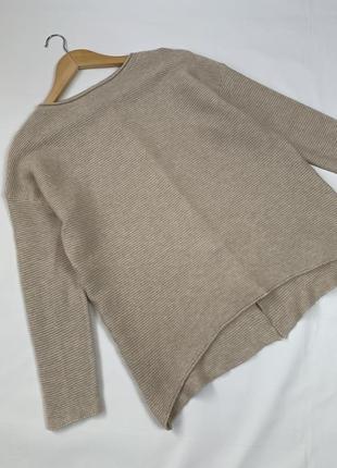 Теплый джемпер с перлами по спинке 5