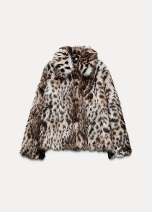 Шуба зі штучного хутра  zara