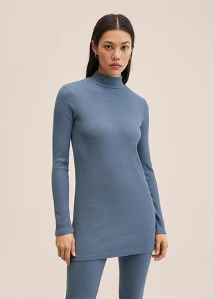 Костюм mango брючний костюм комплект кльош від коліна в рубчик, водолазка гольі в штаны брючныы костюм