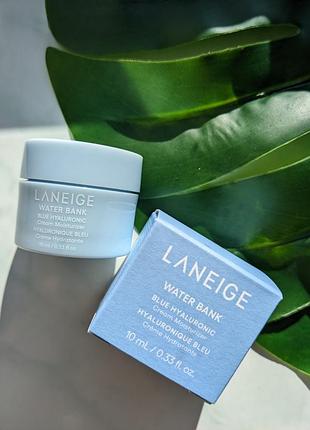 Laneige water bank blue hyaluronic cream moisturizer увлажняющий крем для лица
