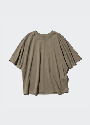 Бавовняна овесайз футболка uniqlo2 фото