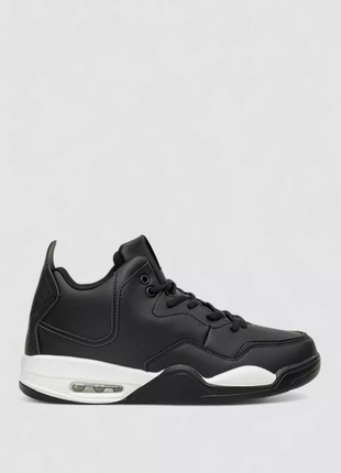 Кросівки чоловічі зимові на хутрі, колір чорно-білий, 248rcx699