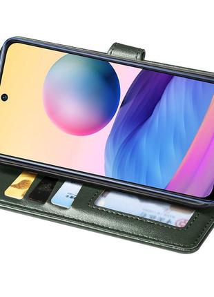 Кожаный чехол книжка getman gallant (pu) для huawei honor x6a3 фото