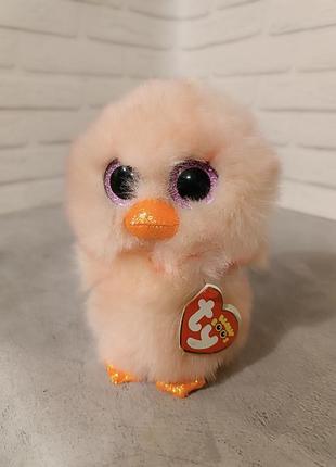 М'яка іграшка глазастик курча ципа фірма ty
