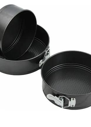 Форми для випікання з антипригарним покриттям 3шт набір круглих форм для випікання