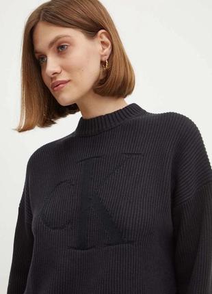 Свитер кофта водолазка гольф calvin klein, оригинал! цена указана с пониженкой!