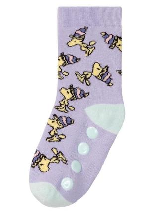 Peanuts теплі махрові шкарпетки з гальмами стопами дівчинці 31-34 р