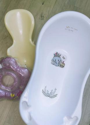 Ванна детская для купания, горка для купания,коло на головку для ребенка