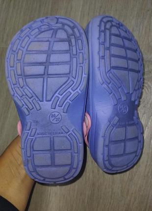 Кроксы шлепанцы эльза холодное сердце 2